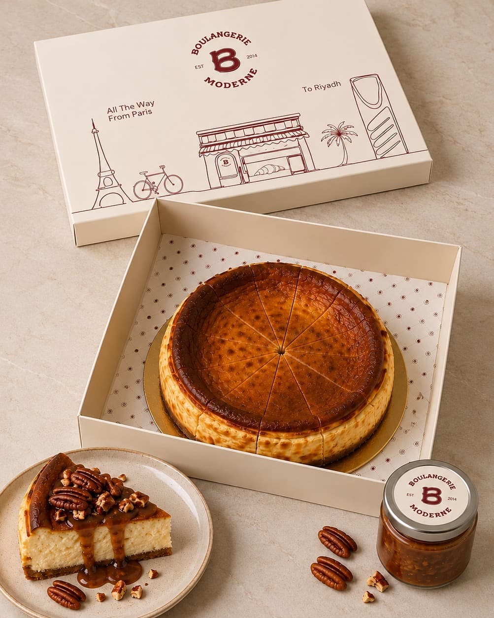 Box madrid cheesecake 12 pcs