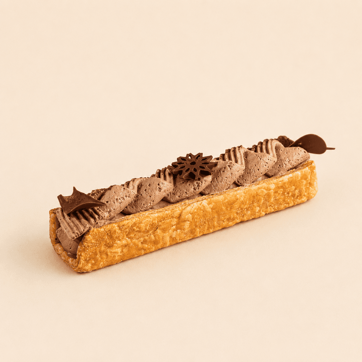 Dark chocolate mille feuille