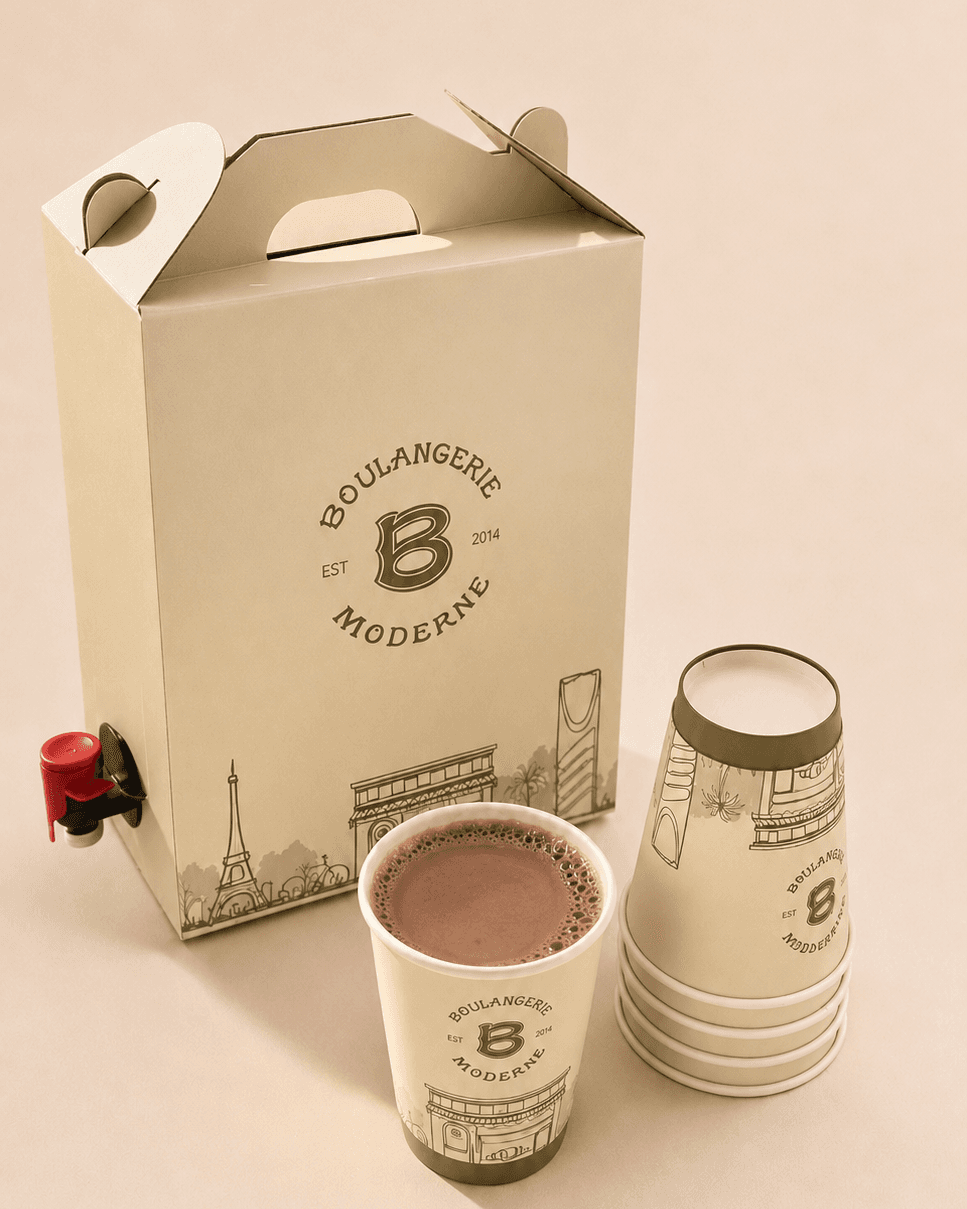 Box 1 L hot Belgium chocolate